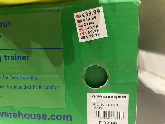 runners trainers Mountain Warehouse BNIB size UK 2