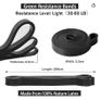 FFEXS Premium Latex Pull Up Resistance Band Black Image 6