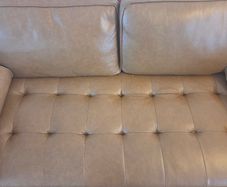 Tan Leather Sofa - Genoa