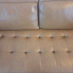 Tan Leather Sofa - Genoa