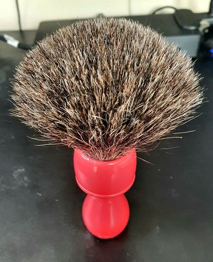 Natural black horse hair shaving Brush