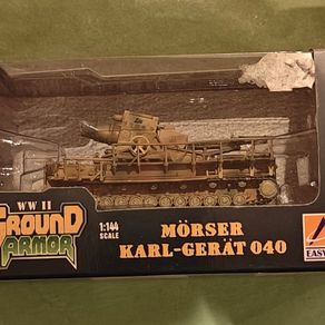 World War 2 German Easy Model 34902 Morser Karl-Gerat 040 1:144 heavy artillery boxed