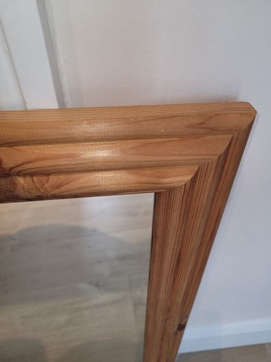 Large Solid Pine Wooden-framed Wall Mirror