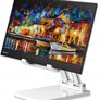 Foldable Extendable & Adjustable Stand for ipad/tablet/portable monitor/laptop. Dual-Pole Support. Ideal to hold 12 to 17 inch larger size devices (black) Image 6