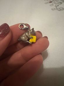 silver mouse pendant