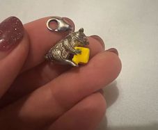 silver mouse pendant