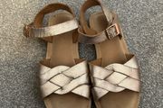 UK 13 gold Next sandals