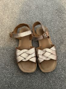 UK 13 gold Next sandals