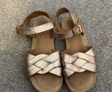 UK 13 gold Next sandals