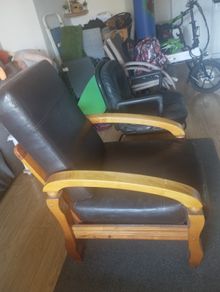 FREE 2 x Leather Chairs