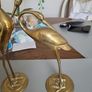 Antique stork ornaments brass Image 4