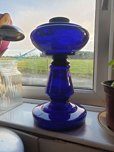 Blue Oil Lamp