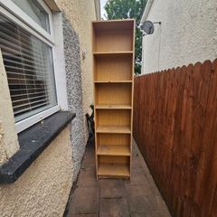 wooden shelving