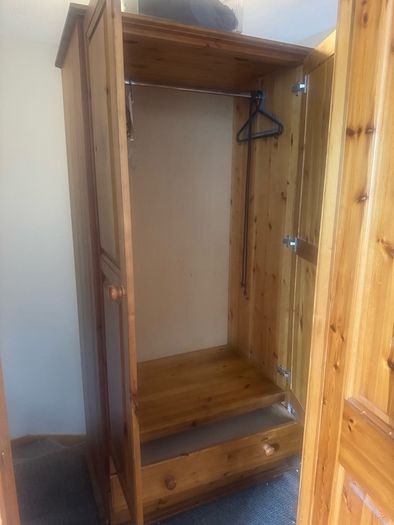 pine wardrobe