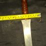 Vintage Thrusting Blade. The Guard has distinctive curved quillons Made of Brass Postage available or Collection, Image 4