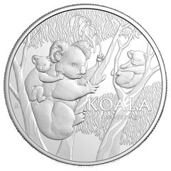 2026 Australia 1 Dollar 1 oz Silver Bullion Coin KOALA RAM BU ( In Capsule)