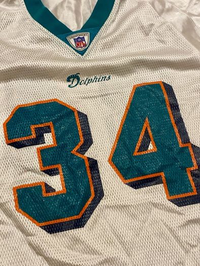Vintage Miami Dolphins NFL Reebok Mens Medium Jersey #34 R.Williams