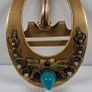 Antique gold tone belt buckle Image 2