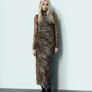 ZARA Tulle Maxi Dress XL New Animal Print Image 7