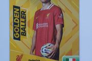 Federico Chiesa -  Liverpool  Golden Baller  Panini  Adrenalyn XL  2025