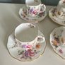 Set of six Royal crown Derby coffee cups and saucers Image 5