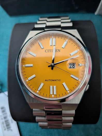 Citizen Tsuyosa 40mm Automatic Movement Watch Yellow