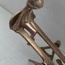 brass vintage frogs on swing Image 2