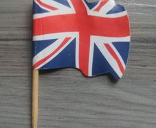 British flag decoration for a cake