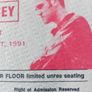 Morrissey Concert Ticket 1991 MCD Presents Morrissey POINT DEPOT. Image 9