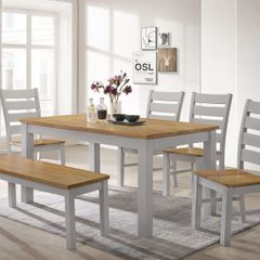 Chelsea Grey  & Oak Set