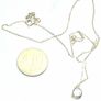 9K Gold Solitaire Necklace Image 4