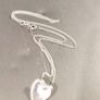 sterling silver heart necklace Image 5