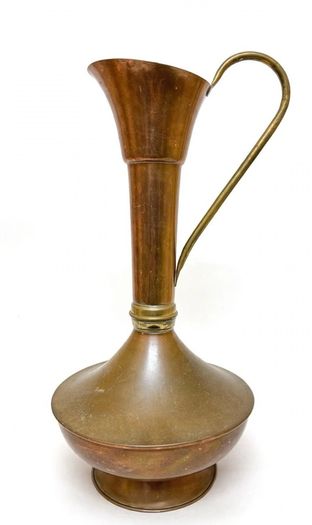 Brass and Copper Water Jug