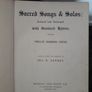 BOOK - Vintage  - Sacred Songs & Solos - Sankey Image 5