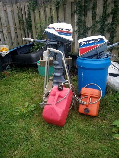 Boat Johnson 90 hp with trailer