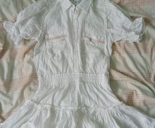 dress short sleeve 2 layer skirt