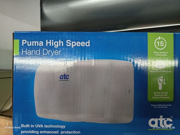 2No. ATC Puma High Speed Hand Dryer
