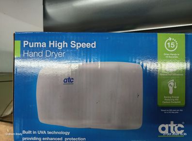 2No. ATC Puma high speed hand dryer