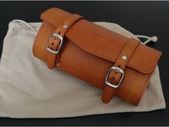 Heritage Premium Leather Saddle Bag 0.7L - Honey