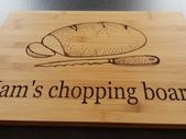 Chopping board personalised chopping board wedding gift present
