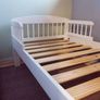 Toddler Bed Frame White Image 2