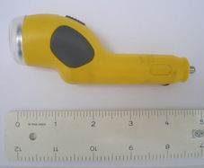 Rechargeable Car Cigarette Lighter Flashlight