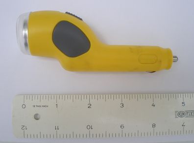 Rechargeable Car Cigarette Lighter Flashlight