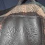 Maine New England leather bomber jacket Image 3
