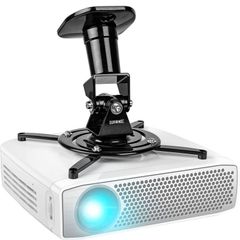 Projector Mount Stand for Ceiling or Wall Bracket PB01XB | 10kg Capacity | Universal Adjustable Clamp | Tile Swivel Rotate | Black (FREE POSTAGE)