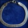 Vintage 925 Silver Flat Herringborne Bracelet length 8" x 9.9g Image 6