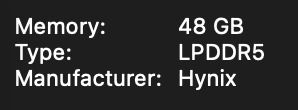 Macbook Pro 14" with 48GB Memory 512GB SSD