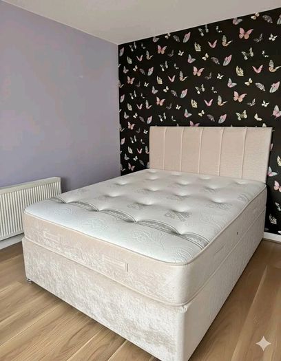 Double & King Size Bed Frame With Mattress