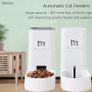 NEW SALE | Automatic Feeder and Waterer Set, Dogs Cats Food Feeder and Water Dispenser 3.8L, 2 in 1 Cat Food Water Dispensers for Small Medium Big Pets Image 4