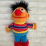 Vintage 1997 Tyco Sesame Street Beans Ernie Soft Plush approx. 8" Used Please see pictures Image 3